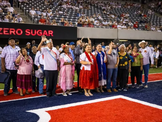 U of A honors Pascua Yaqui Tribe during football season opener