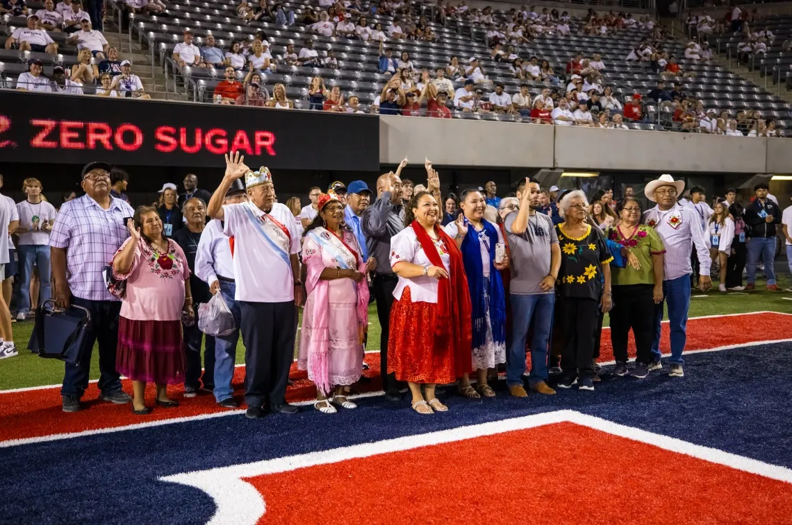 U of A honors Pascua Yaqui Tribe during football season opener