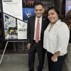 Niko Gomez meets U of A President Suresh Garimella at an ABOR reception